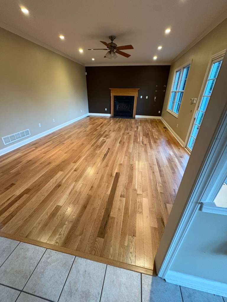 Hardwood flooring installed by IAC