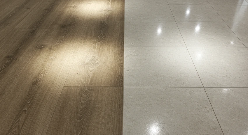 Vinyl vs tile flooring comparison for NJ homeowners