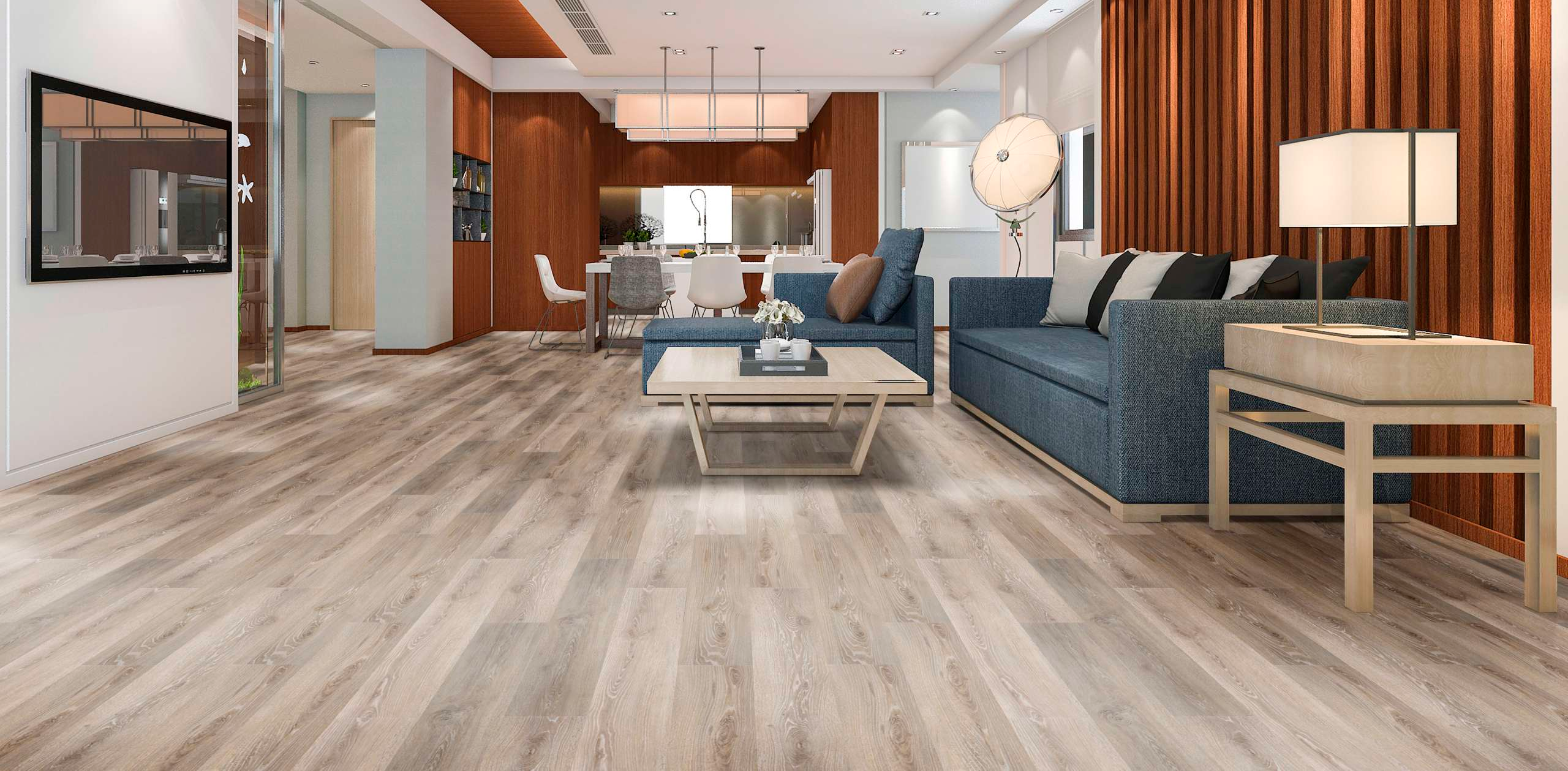 Luxury vinyl plank flooring installation in New Jersey home