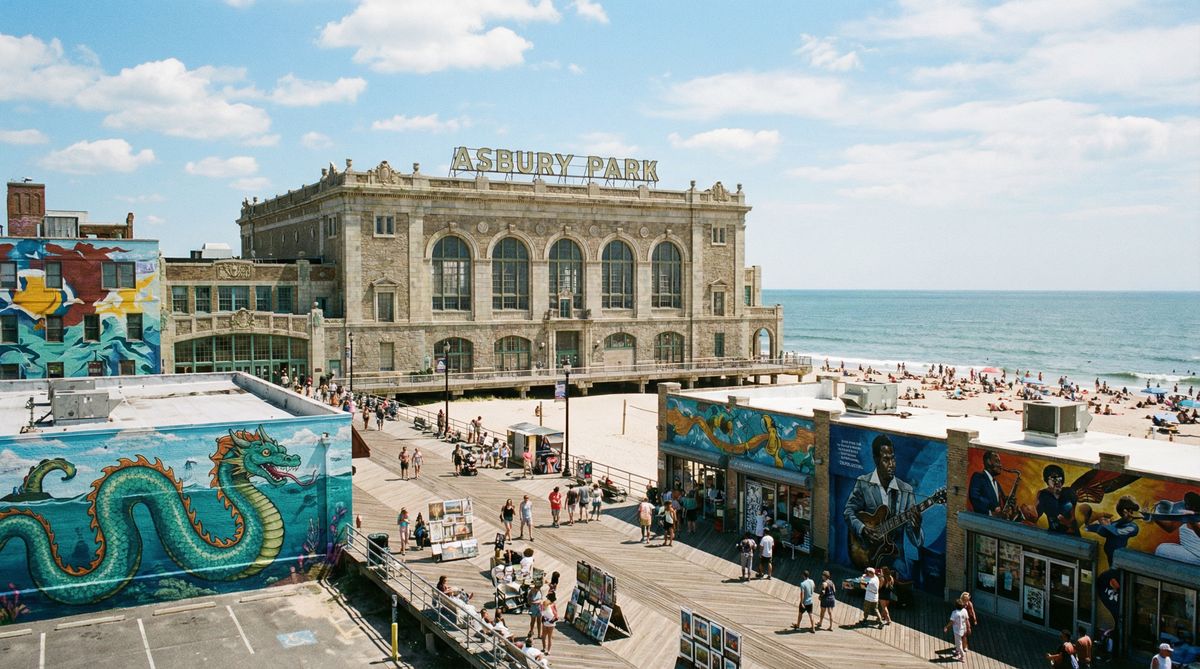 Asbury Park New Jersey boardwalk - IAC Home Improvement service area