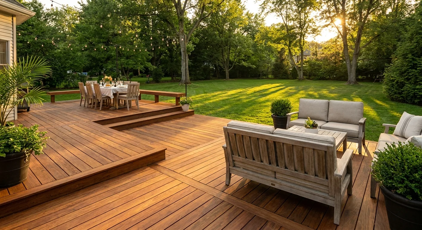 Hardwood Decking Outdoor