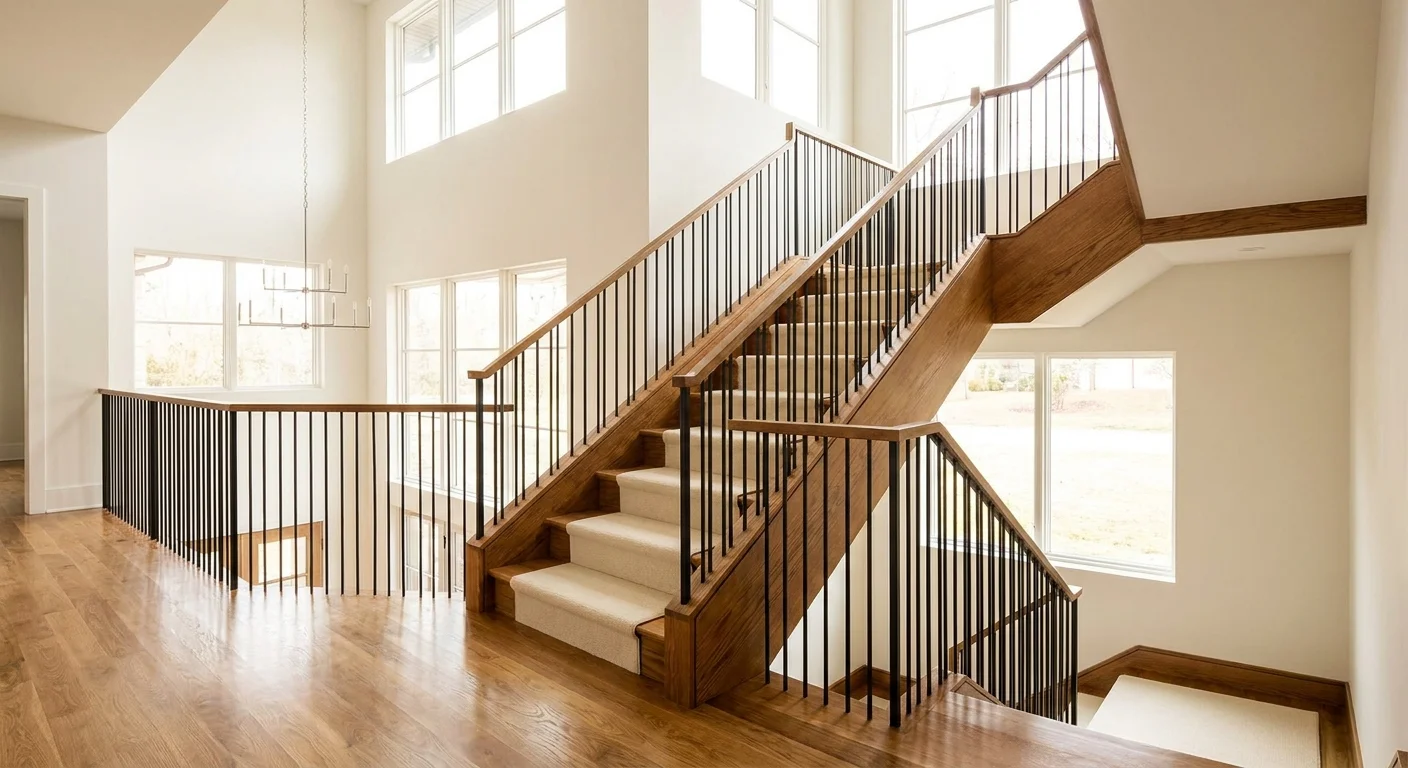 Custom Staircase & Railing Ideas for NJ, NY, PA Homes | IAC Home Improvement