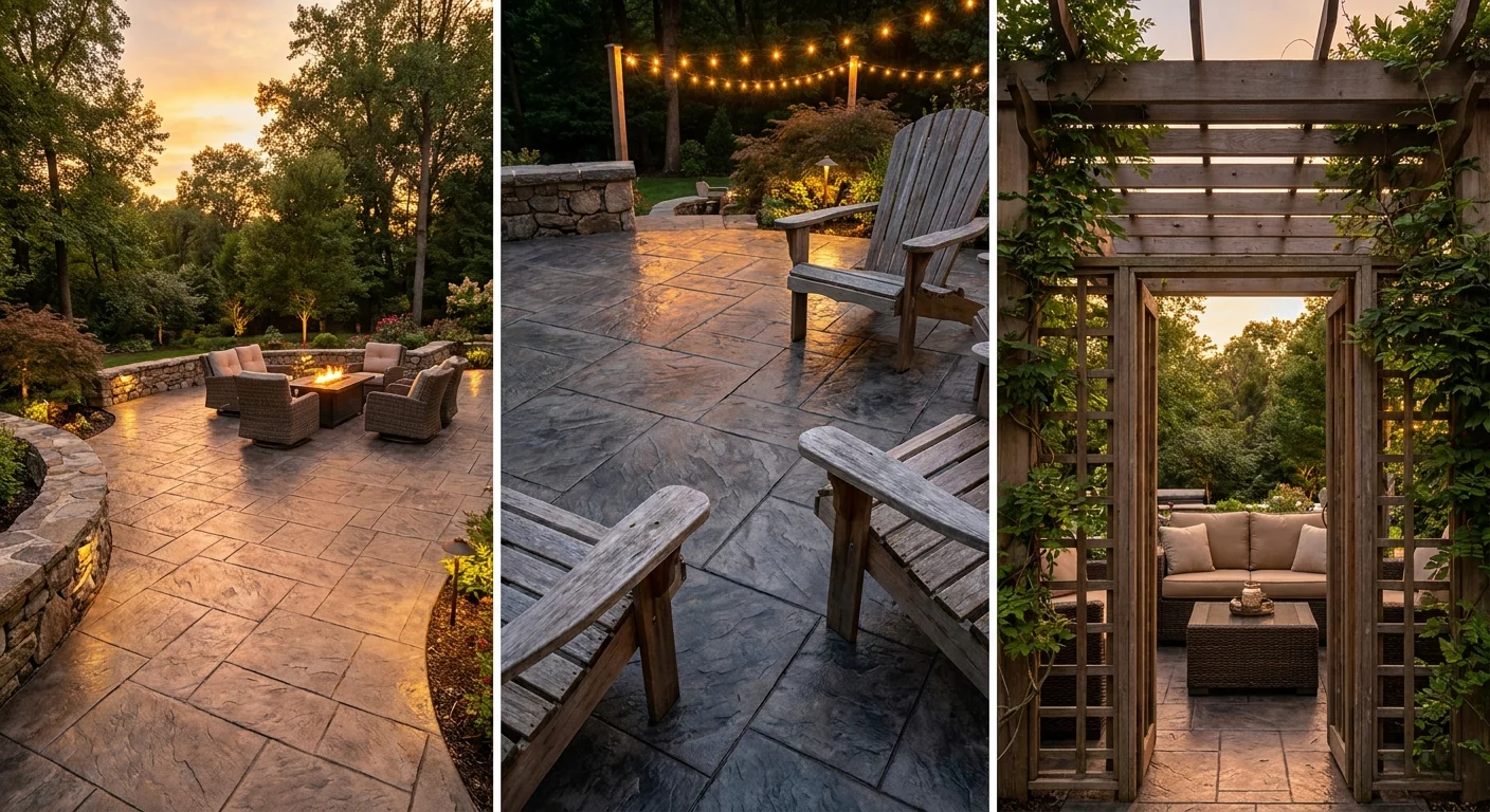 Stamped Concrete Patios & Walkways: NJ Homeowners Guide