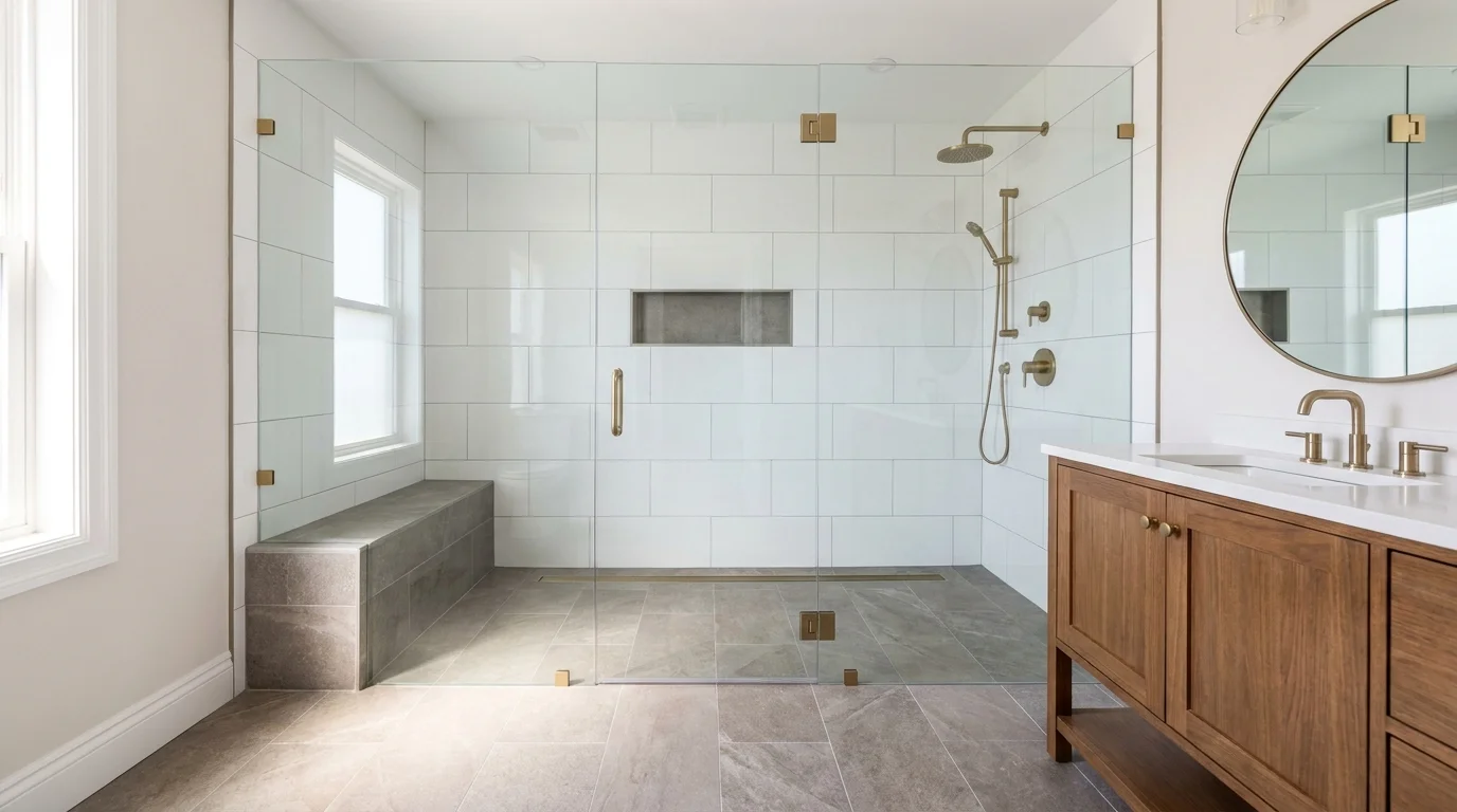 Bathtub vs Walk-In Shower: Which Is Better for NJ Homes? (design concept, AI render)