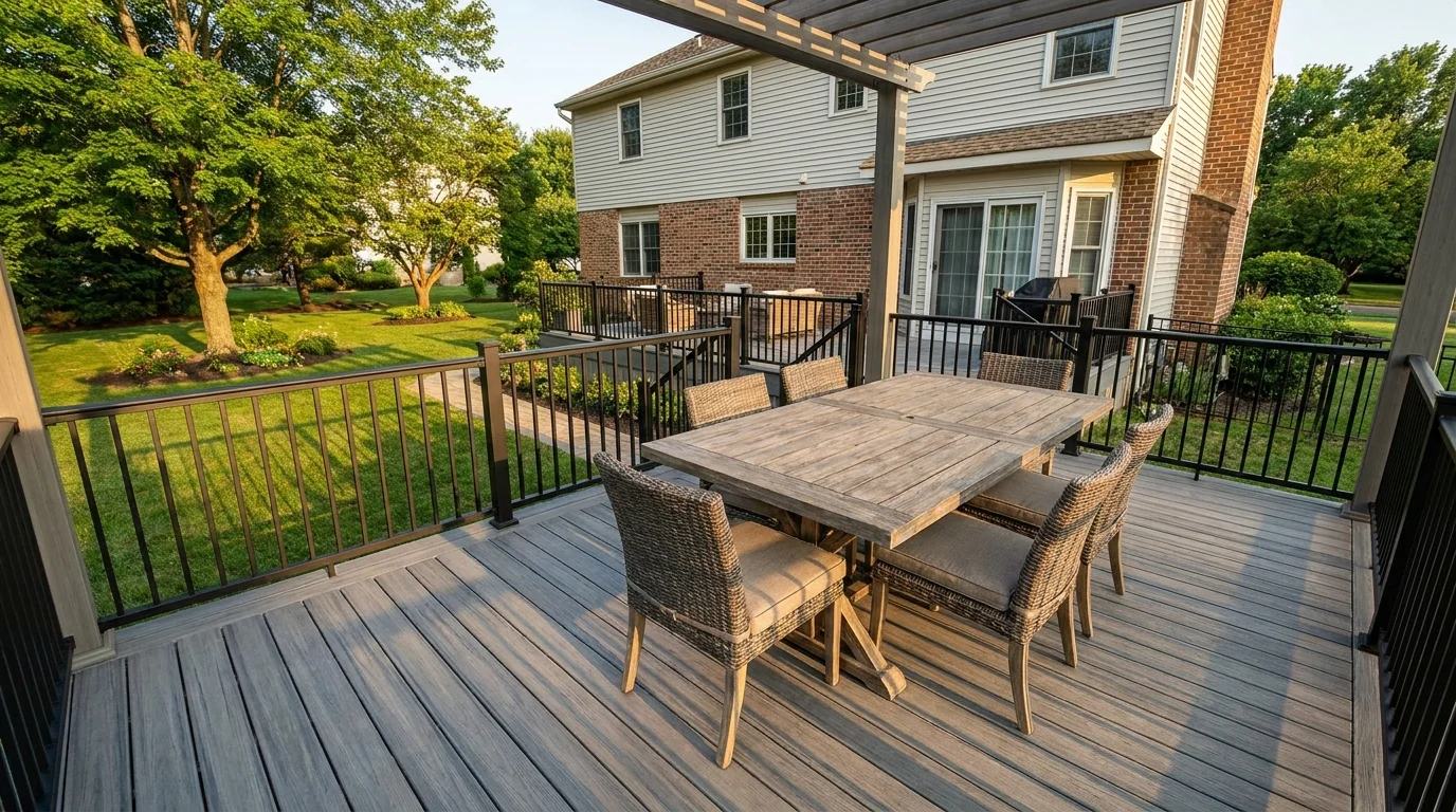 How Much Does a Composite Deck Cost in New Jersey? (design concept, AI render)